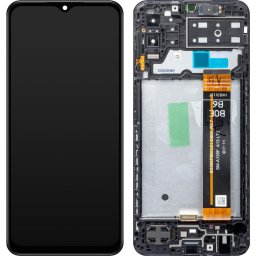 Piese si componente Display - Touchscreen Samsung Galaxy M13, Cu Rama, Negru, Service Pack GH82-29132A