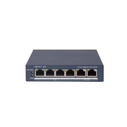 Switch PoE smart managed Hikvision 4 porturi Gigabit PoE 60W 2x RJ45 Gigabit VLAN PoE Watchdog DS-3E1506P-EI