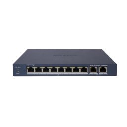 Switch Hikvision, 8 × 10/100 Mbps PoE port,2 × Gigabit RJ45 port - DS-3E1310P-EI/M