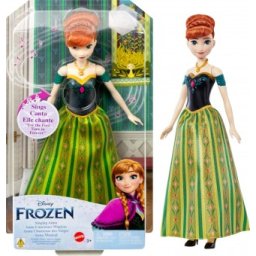 Papusa Frozen Anna cantareata HLW56