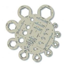 Set 3 x Sablon Surub si Piulita, Forma Rotunda