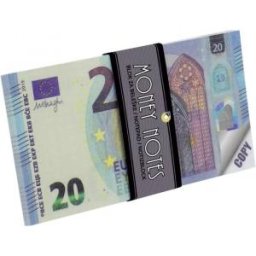 Set 4 x Carnet Notite, Model 20 Euro, 133 x 72 mm, 70 File, Optimum