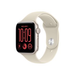 Apple Watch SE3 v2 GPS 40mm Starlight Aluminium Case with Sand Sport Band - M/L
