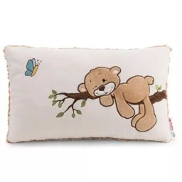 Nici pluș: Pernă Finni ursuleț - 43 x 25 cm