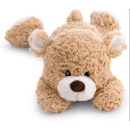 Nici: Ursuleț din pluș Finni - caramel, culcat, 50 cm