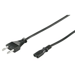 Cablu alimentare OEM 50084, 2 contacte - Euro tata la 2 pini mama, 1.5m
