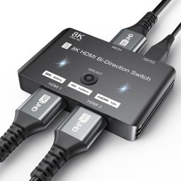 Switch video HDMI bidirecțional OEM 8K, 2 intrări 1 ieșire