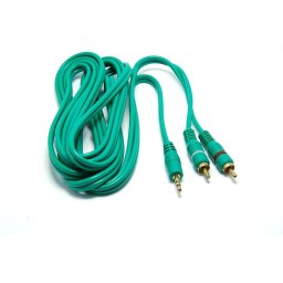 Cablu audio OEM Jack 3.5mm tata la 2xRCA tata, 5 metri
