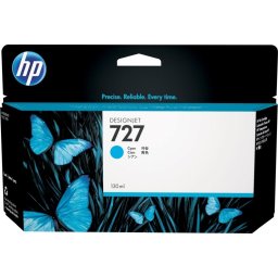 Cartus Cerneala Original HP Cyan, nr.727, pentru DesignJet T1500|T1530|T2500|T2530|T920, 130ml, (timbru verde 0.15 lei), "B3P19A"
