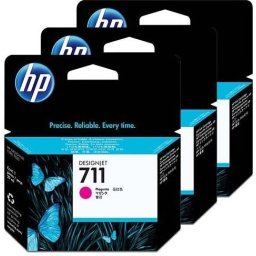 Tri-Pack Original HP Magenta, nr.711, pentru DesignJet T120|T520, , (timbru verde 0.45 lei), "CZ135A"