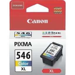 Cartus Cerneala Original Canon Color, CL-546XL, pentru Pixma IP2850|MG2450|MG2455|MG2550|MG2550S|MG2950|MG3050|MG3051|MG3052|MG3053|MX495 Black|MX495 White|TR4550|TS205|TS305|TS3150|TS315, , (timbru verde 0.15 lei), "BS8288B001AA"