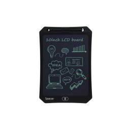 TABLETA LED SPACER pentru scris si desenat, interactiva, e-learning, 10 display, black, baterie CR2025 "SPTB-LED-10" (timbru verde 0.8 lei)