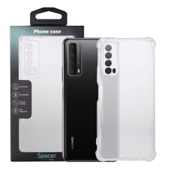 Husa Huawei telefon P Smart, transparent, tip back cover, protectie suplimentara antisoc la colturi, material flexibil TPU, "SPPC-HU-P-S-CLR"