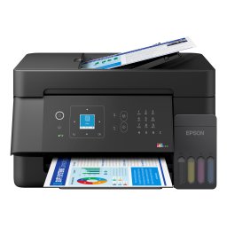 Multifunctional Inkjet CISS Color Epson L5390, A4, Functii: Impr.|Scan.|Cop.|Fax, Viteza de Printare Monocrom: 33 ppm, Viteza de printare color: 15ppm, Conectivitate:USB|WiFi, Duplex:Nu, ADF:ADF(Timbru Verde 8lei) "C11CL59403"