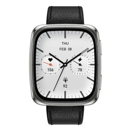 AMAZFIT Active 2 (Square) Premium NFC SmartWatch Piele curea negru