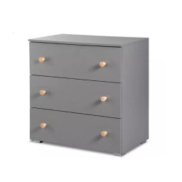 Comoda copii Klups Paula Grafit Natur