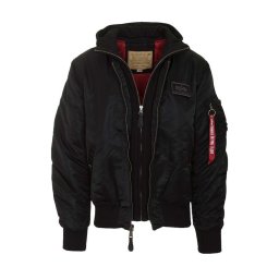 ALPHA INDUSTRIES Geacă MA-1 D-Tec 183110 515 black/black