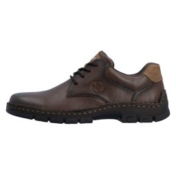 Pantofi barbati, Rieker, 12213-25-Maro, casual, piele naturala, cu talpa groasa, maro (Marime: 45)