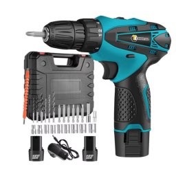 Masina de gaurit si insurubat (surubelnita) 12V cu 2 Acumulatori si 24 Accesorii
