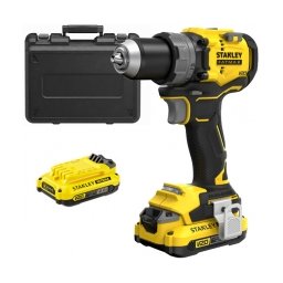 Stanley - SFMCD725D2K - Masina de gaurit si insurubat cu 2 acumulatori si incarcator, Li-Ion, 18 V, 2 Ah, 80 Nm, valiza plastic