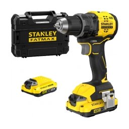 Stanley - SFMCD714D2T - Masina de gaurit si insurubat cu 2 acumulatori si incarcator, Li-Ion, 18 V, 2 Ah, 65 Nm, valiza speciala