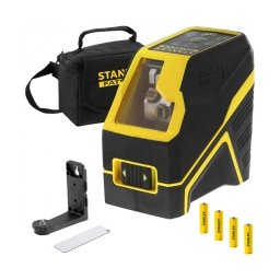 Stanley - FMHT77586-1 - Nivela laser cu linii, 30 m, +/-0.3 mm/m, 2 linii laser, fascicul verde, suport perete, geanta textila
