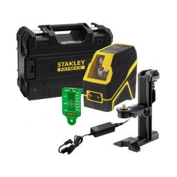 Stanley - FMHT77595-1 - Nivela laser cu linii, 30 m, +/-0.3 mm/m, 2 linii laser, fascicul verde, suport perete, valiza speciala