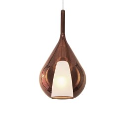 Pendul Kalique 359779, 1xE27 42W, D 28 cm, cupru, sticlă
