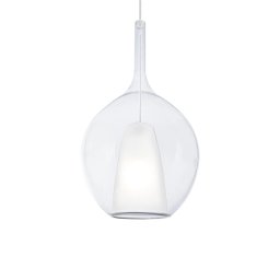 Pendul Kalique 359670, 1xE27 42W, D 28 cm, transparent, sticlă
