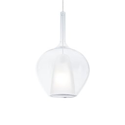 Pendul Kalique 359571, 1xE27 42W, D 28 cm, transparent, sticlă