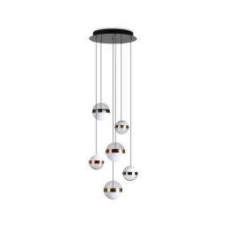 Candelabru Galaxy 321172, LED 58W, D 40 cm, alb, material sintetic