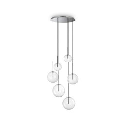 Candelabru Equinoxe 317250, 6xG4 2W, D 65 cm, crom, metal