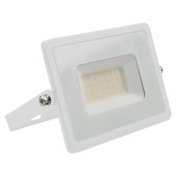 Reflector LED V-TAC, 30W, 4000K alb neutru, 2400lm, cip Samsung SMD, unghi iluminare 100, carcasa aluminiu alba, IP65, IK05, 178x152x28mm, VT-30, SKU 404