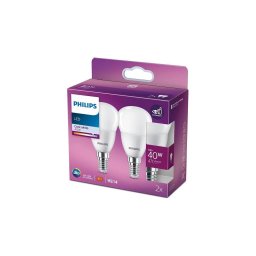 SET 2x bec LED Philips P45 E14/5W/230V 4000K