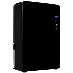 Dezumidificator si Purificator de Aer 2-in-1, Afisaj Temperatura/Umiditate, Randament 700 ml/zi, Rezervor 2,2L, Putere 90W, Anti-Mucegai, Negru