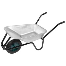 Roaba Strend Pro Premium Fortis D-2 zincata, 85 L, roata pneumatica, max. 180 kg