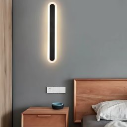 Aplica LED exterior SUHA, 30 cm, 4W, IP65, lumina neutra 4000K, negru