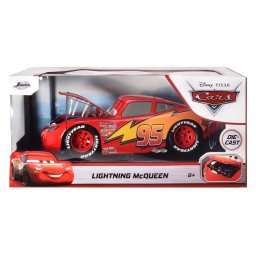 Masinuta metalica Fulger McQueen Jada, scara 1:24, rosu