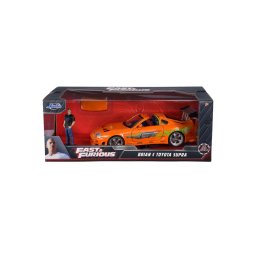 Set figurina Brian si masinuta metalica Toyota Supra 1:24 Fast & Furious