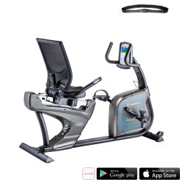 Bicicleta recumbent inSPORTline inCondi R600 cu Bluetooth si 32 niveluri