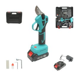 Foarfeca electrica de gradina 21V cu 2 acumulatori, brushless, taiere 25 mm