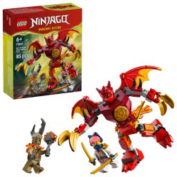 LEGO NINJAGO Robotul Dragon al lui Kai 71851, 85 piese, 6+ ani
