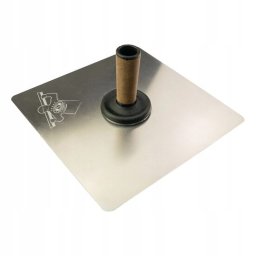 Tava de glet din aluminiu 33x33 cm, 1.75 mm, maner Alcantara, Olejnik