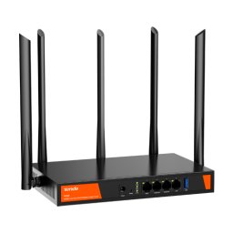 Router WiFi 6 AX3000 Dual Band cu 4 porturi Gigabit si management Tenda