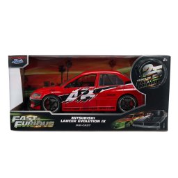 Macheta metalica Fast & Furious Mitsubishi Lancer Evolution IX, scara 1:24