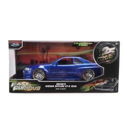 Masinuta metalica Nissan Skyline GT-R R34 Brian Fast & Furious, 1:24