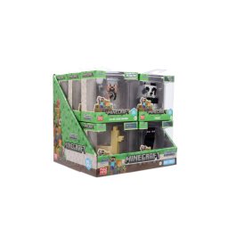 Set 4 figurine metalice Minecraft Jada, 6,5 cm, personaje emblematice