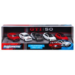 Set 5 masinute metalice Majorette Volkswagen Golf GTI, scara 1:64
