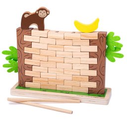 Joc din lemn educativ Jungla in Echilibru pentru strategie si indemanare