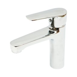 Baterie lavoar baie din cupru Premium, crom lucios, monocomanda, design rotund